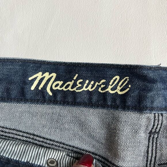 Madewell | Cut Off Raw Hem Mid Rise Denim Shorts - Picture 2 of 4